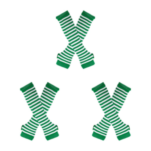 1/2/3/5 Polven yläpuoliset sukat paksuille reisille Helppokäyttöiset ja tekevät vihreän ja valkoisen green and white 3Set