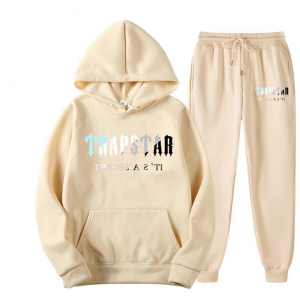 Löparsportkläder set med huvtröja unisex sportkläder huvtröja byxor M
