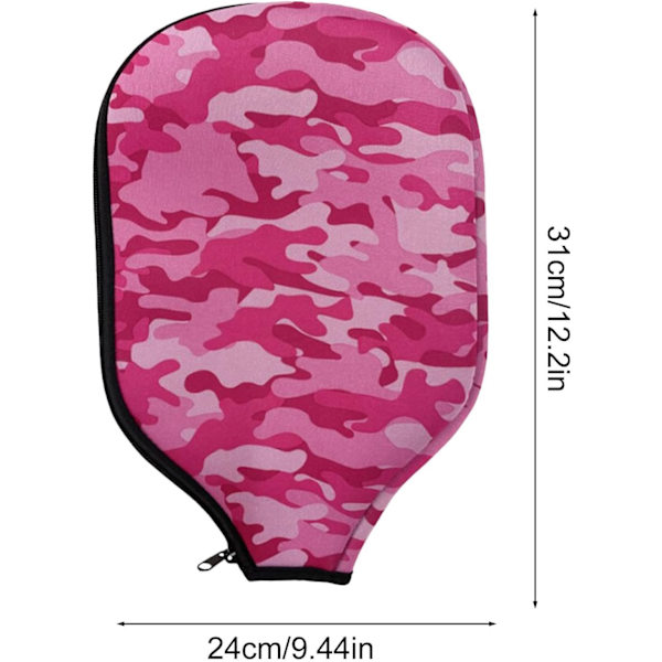 Pickleball-fodral för paddel - Sleeve Paddle Cover - Pickleball Paddle Case, Vattentätt dragkedjeskydd för Pickball-paddel
