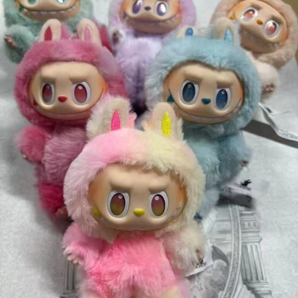 Højkvalitets Labobu 3.0 generation front high-energy macaron emalje ansigt trendy play serie plys dukke blind box happiness