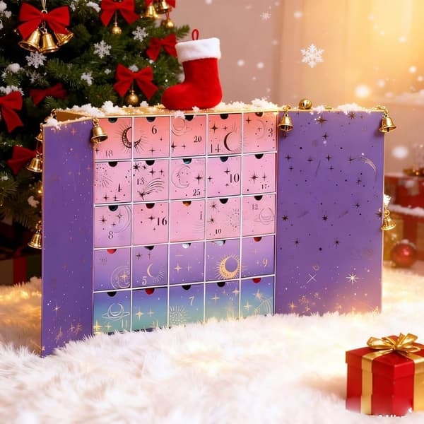 Crochet Advent Calendar 2026 - 25 Days of Yarn & Patterns with Tutorials, DIY Countdown Box for Knitters, Christmas Craft Gift for Crocheting