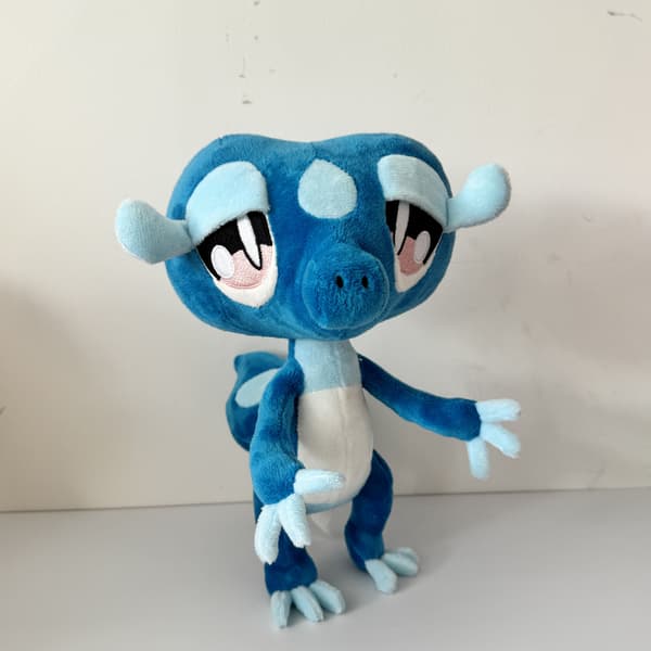 10:e generationens start-Pokémon plyschleksak/docka/present - Vattentyp Surge Lizard