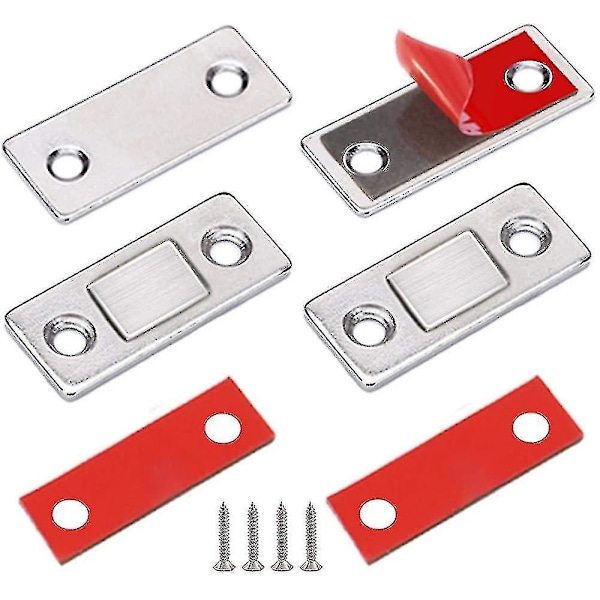 Magneettinen Lukko Ohut Liukuoville Laatikoille Magneettinen Vaatekaappi (10 Pakkausta) C