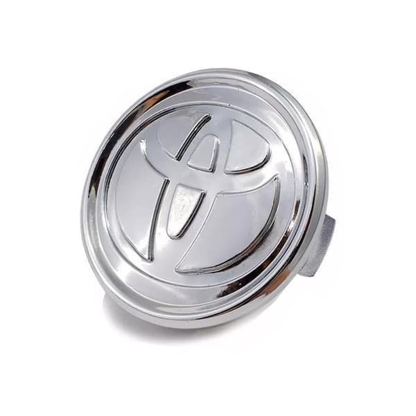 4-pak - Toyota Navkapsler / Hjulnavsemblem - B 75 57mm - Silver