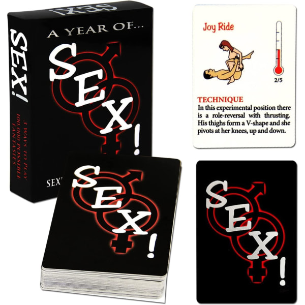 Sexuell positionskort för vuxna i sovrummet Battle Card - illustrerad med bilder, de hetaste sexställningarna du någonsin kommer att se!