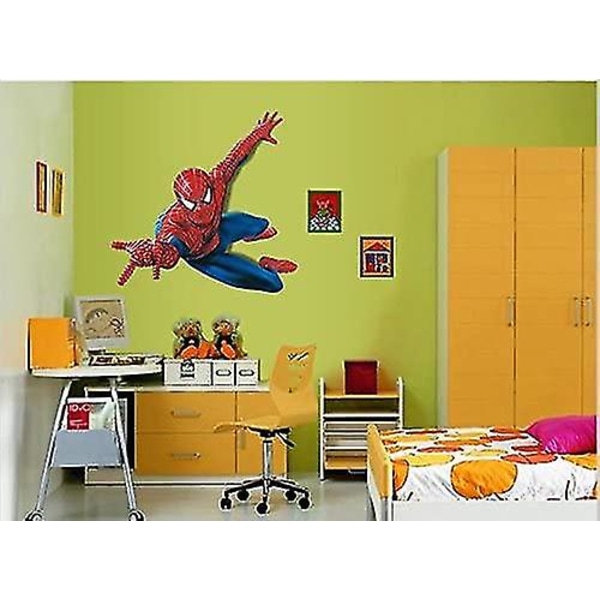 Enorme store Spiderman veggklistremerker Barn Gutter Soverom Decal Art Mural Decor. Ty