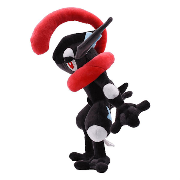 Blank Greninja Plyschleksak 11 tum Fylld Dock, Cartoon Figur Fylld Kudde Kudde Heminredning Födelsedag Rekvisita Barn Pojkar Flickor Present