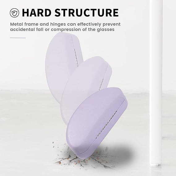 Hårdt solbrilleetui (pink), Klassisk stort solbrilleetui