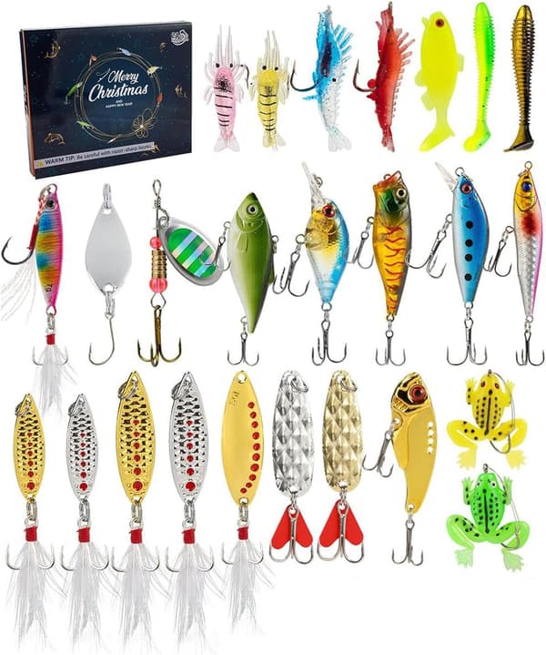 24-dagars adventskalender med fiskedrag (J)
