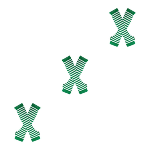1/2/3/5 Polven yläpuoliset sukat paksuille reisille Helppokäyttöiset ja tekevät vihreän ja valkoisen green and white 3Set