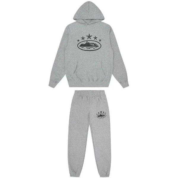 Corteiz 5 Starz Alcatraz Musta C-WYTZ38-WHITE SET S