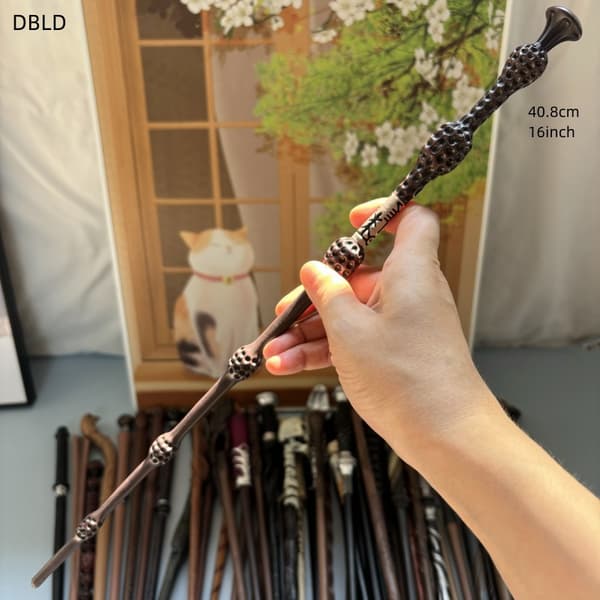 Dumbledore trollstav med metallkärna