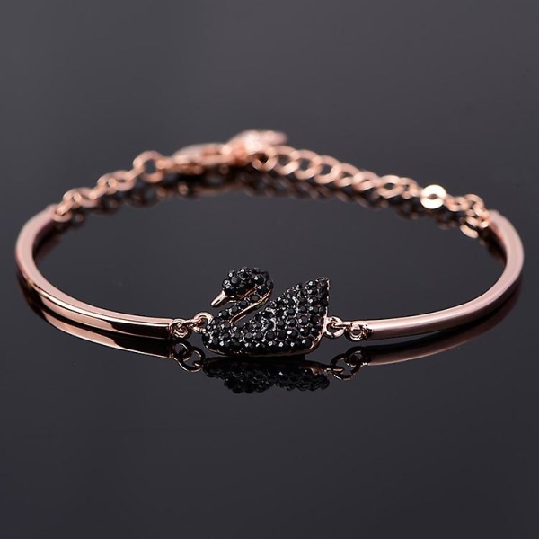 SZTXJ Trendy Svane Armbånd Smykker Til Kvinder Mini - Inlay Zircon Full Diamond Armbånd Gave