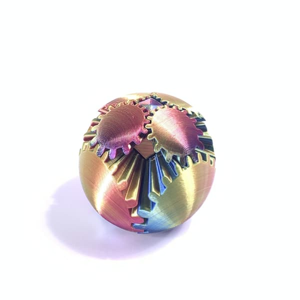 Creative Gear Spin Ball 3D-printet roterende gearlegetøj
