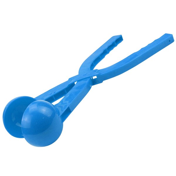 Snöbollsmaskin för presenter för barn Snögubbe Sfärisk form Snöbollsmaskin Clip Plast Snowball Maker Tool Sand Ball Clip Snöleksaker för barn och vuxna Blue