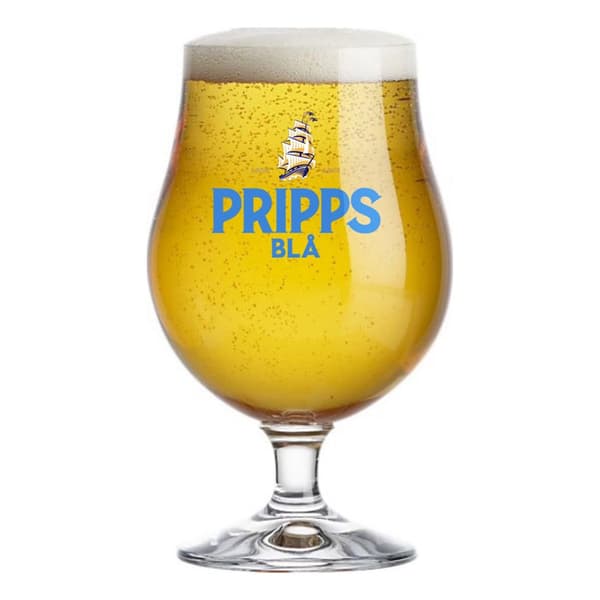 6-pak ølglas 40cl - Pripps Blå ølkop - Glas til øl