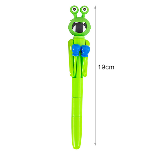 Decompression Pen Press Movable Boxing Pen Cartoon Shape Writing Fluently Ultra-Fine Point Creative Interactive Pen Stationery Gift Jikaix