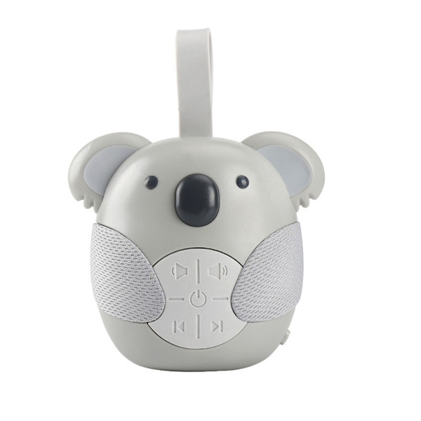 Kannettava valkoisen kohinan kone vauvoille, jossa on 10 valoa, musiikkia ja ajastin pikkulapsille koala