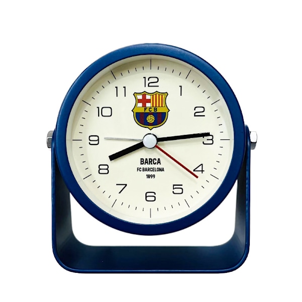 Fans rotating silent alarm clock Argentina Barcelona Real Madrid Manchester City Juventus team table clock gift