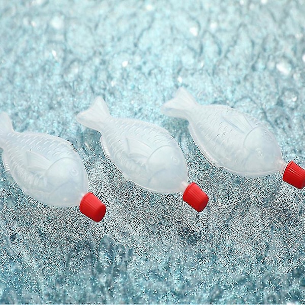 10 stk. fiskeformede 8,2 ml engangssauceflasker til sojasovs og sushi-krydderier