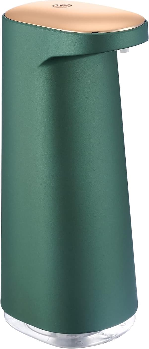 Automatisk sæbedispenser, elektrisk sæbedispenser med sensor, IPX4 v dark green