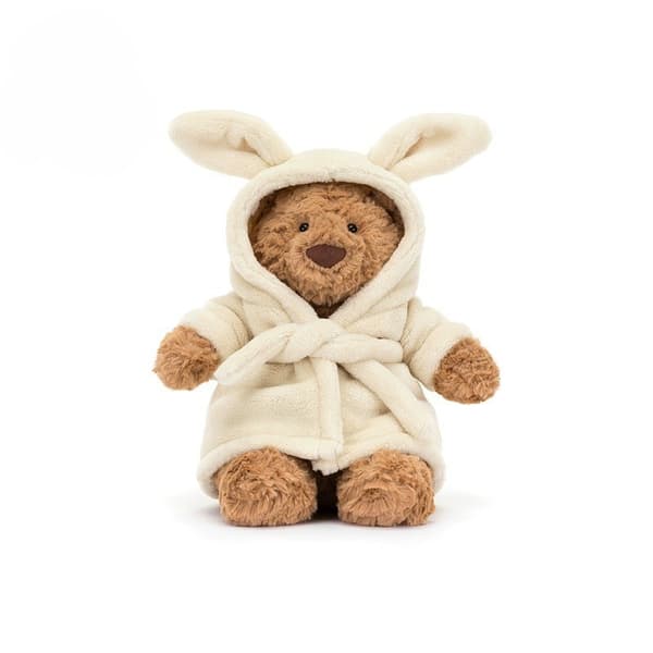 Jellycat Kosedyr Bartholomew Bear Morgenkåpe