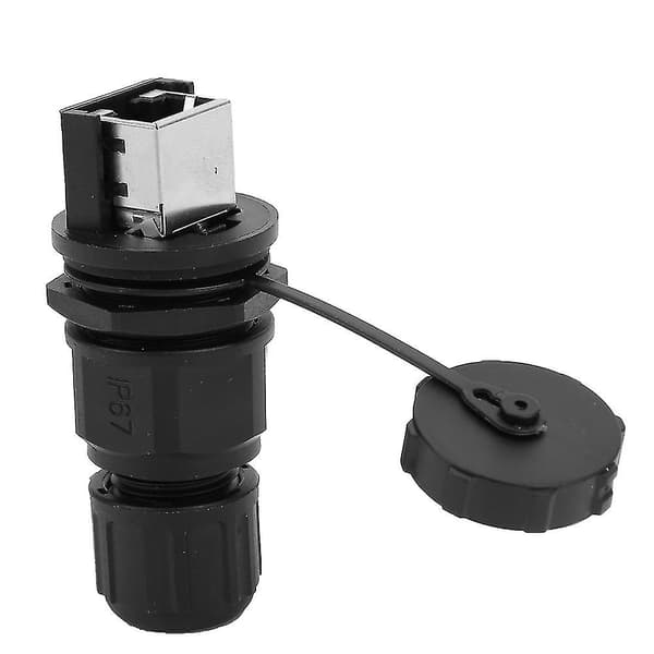 RJ45 Ethernet-liitin, vedenpitävä sovitin, pölytiivis, IP67