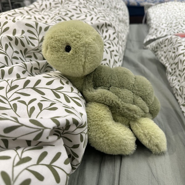 Tully Sköldpaddsdocka Jellycat Dockor Plyschleksak Söt Docka Online Kändis Semesterpresent