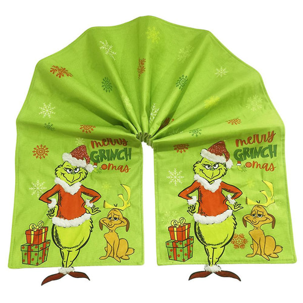 Julfest Grinch printed bordslöpare cover bordsduk heminredningspresenter