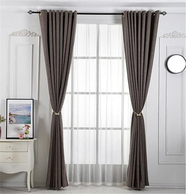Magnetic Curtain Tiebacks 2 Pcs Magnetic Curtain Tiebacks (Beige)