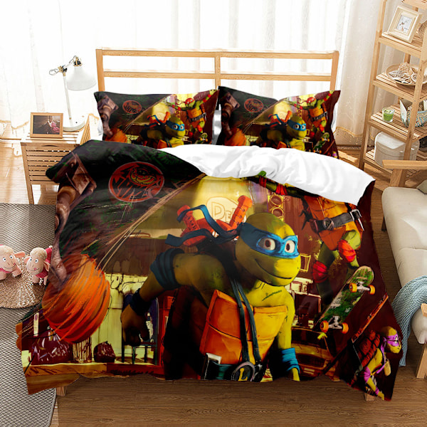 Ninja Turtles -sarjakuva 3D-tulostettu petaussetti, kolme osaa 220*240