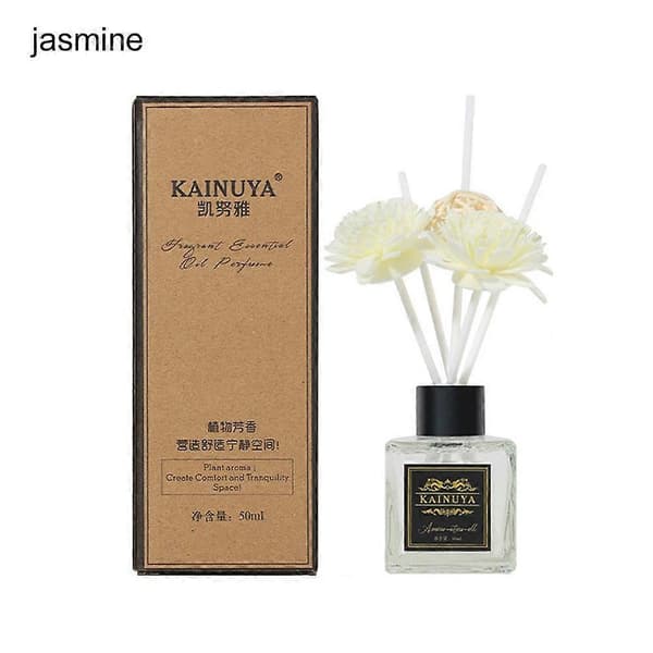 Flammeløs aromaterapi diffuser Miljøvennlig Eterisk Frisk, Varig Olje V1O1 jasmine 50ml