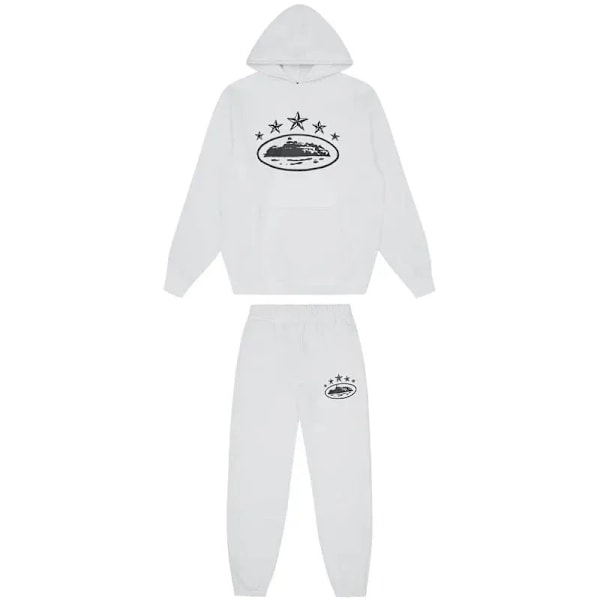 Corteiz 5 Starz Alcatraz Musta C-WYTZ38-WHITE SET L