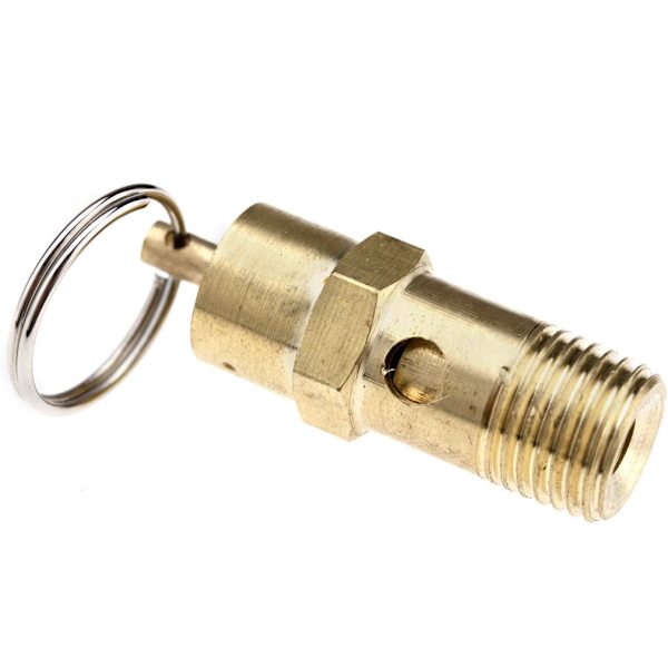 Create idea Säkerhetsventil 1/4\" BSP Luftkompressor Tryckströmbrytare 145PSI 10BAR Mässing