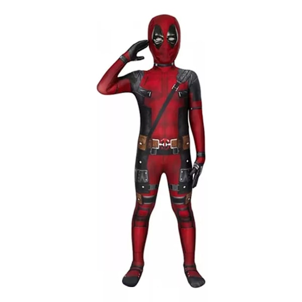 Deadpool Kostume til Børn og Voksne til Hal Cosplay fix 180cm