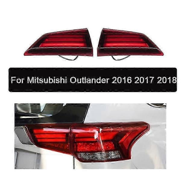 Bil Indvendig Side Baglygte Bagbremselys Blinklys til Mitsubishi Outlander 2016 2017 2018 Right