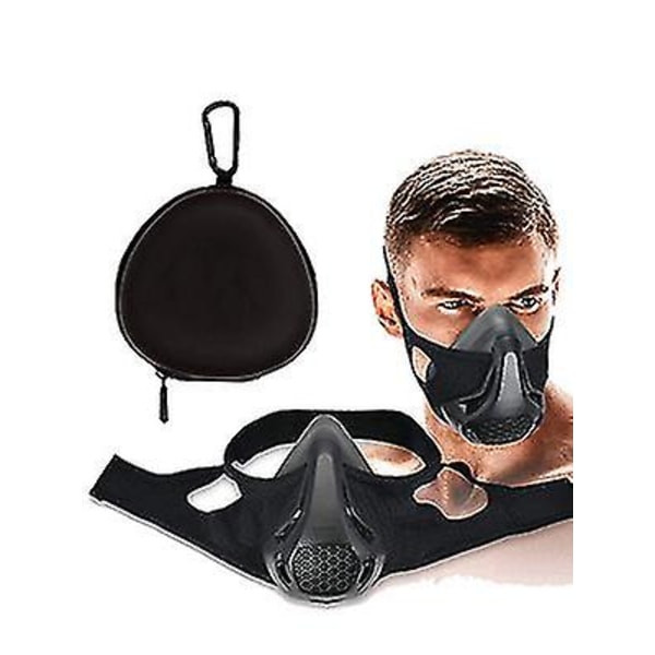 Training Mask 3.0, Gym Workout Mask för män, Elevation Mask för för konditionsträning, löpning, uthållighet och andningsprestanda