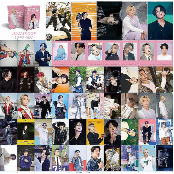 Bangtan Boys Jungkook Fotokort 55 Stk Solo Merchandise Fan Lomo Cards Pakke