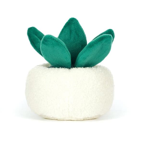 Jellycat 14 cm Amuseables Skull Planter blødt legetøj