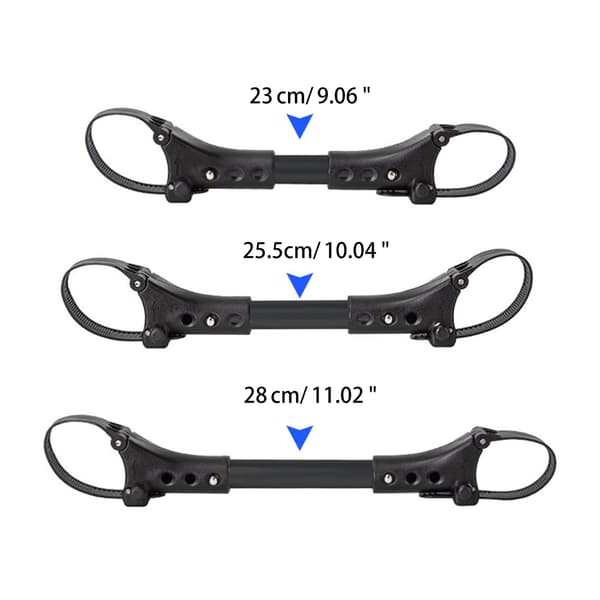 3 Pcs Twin Stroller Connector Universal Joints Triplets Quadruplets Infant Stroller Secure Straps Adjustable Link Hook