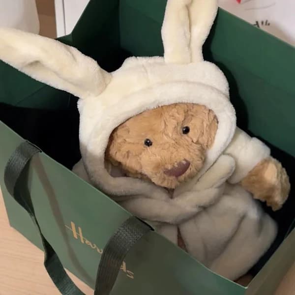 Jellycat Blødt Legetøj Bartholomew Bear Badekåbe, TH