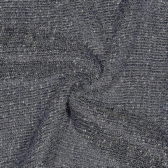 Glitrende Metallisk Sjal med Spænde til Aftenkjoler og Bryllupsbegivenheder Navy blue