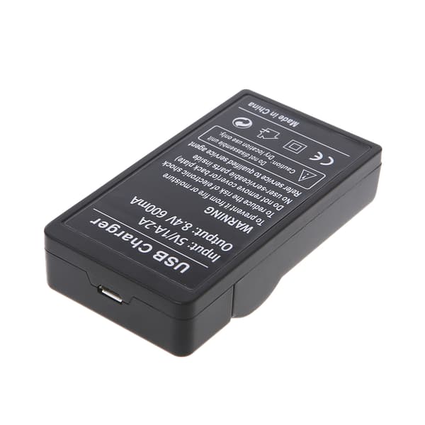 Batterilader for LP-E10 1100D E0S1200D Kiss X50 Rebel T3 Bærbar