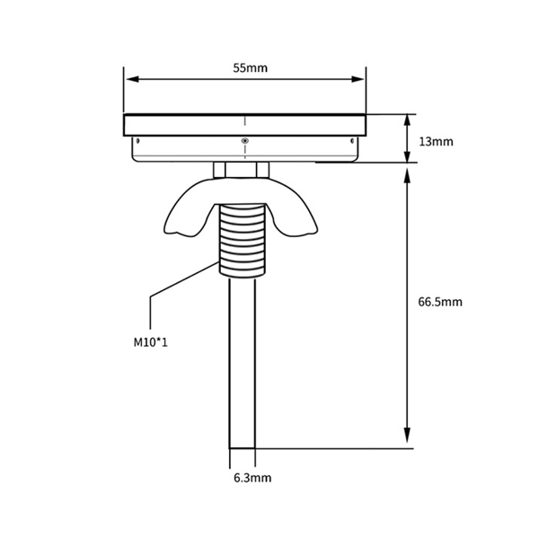 BBQ Termometer Ovn Temperatur Termometer Måler Rustfrit stål