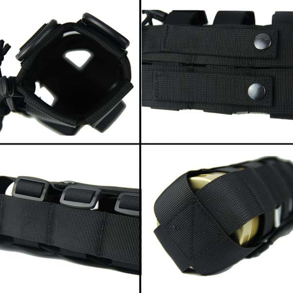 Multifunctional Water Bottle Holder Pouch Adjustable Kettle with Double Barrel Buckles Outdoor C Cp With Shoulder Strap