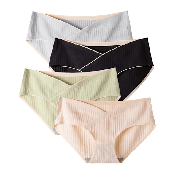 4pcs/lot Women's Low Waist Panties Seamless Soft Cotton Underwear