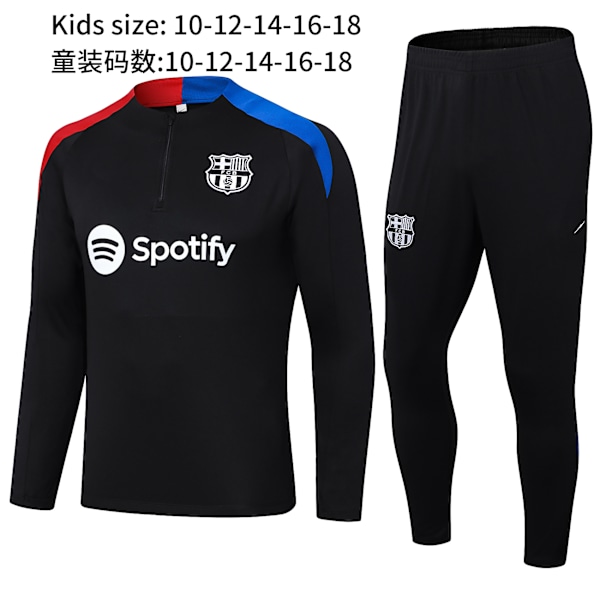 Ny Paris Frankrike Portugal Mbappe Messi langermet treningsdress fotballuniform dress ytterjakke barneklær 31 XL