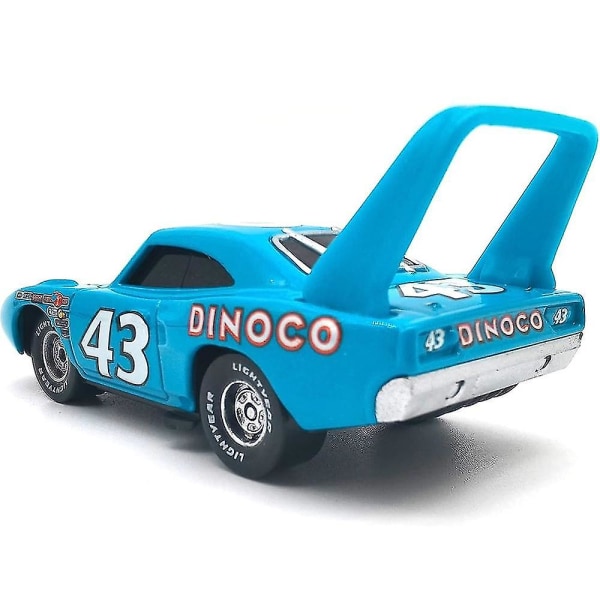 Disney Cars No.43 Dinoco The King Diecast Autolelut Pojat Kids Creative Gifts Collection