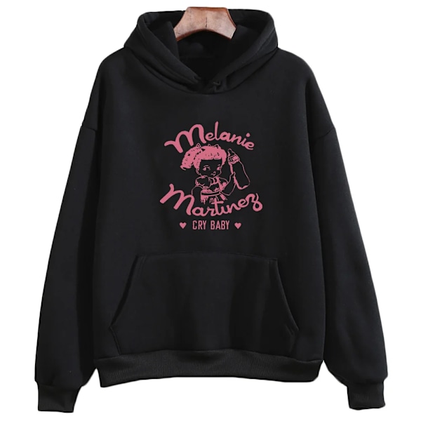 Dame Hoodies Sweatshirt med Tegneserieprint Løstsiddende Tøj Kawaii Casual Tops light-purple S