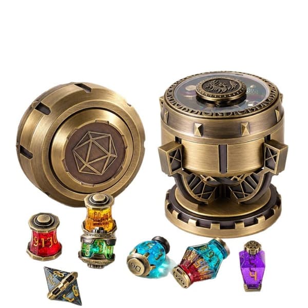 2026 Terningsæt Alchemist's Metallic Elixir D&D Terningsæt